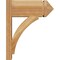 Ekena Millwork Thorton Rough Sawn Arts and Crafts Outlooker, Western Red Cedar, 8"W x 18"D x 22"H OUT08X18X22THR03RWR - alternate 2